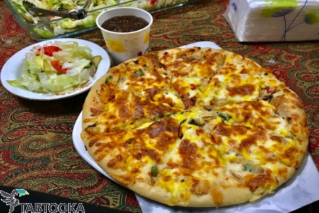 پیتزا ماهیتای مرغ